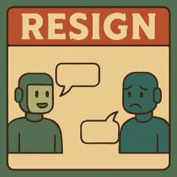 Resign